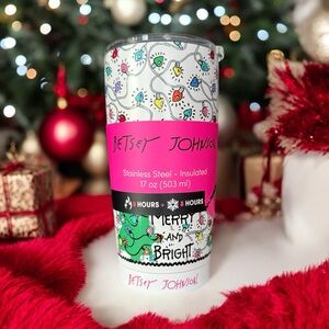 Merry and Bright Christmas Lights Insulated Tumbler